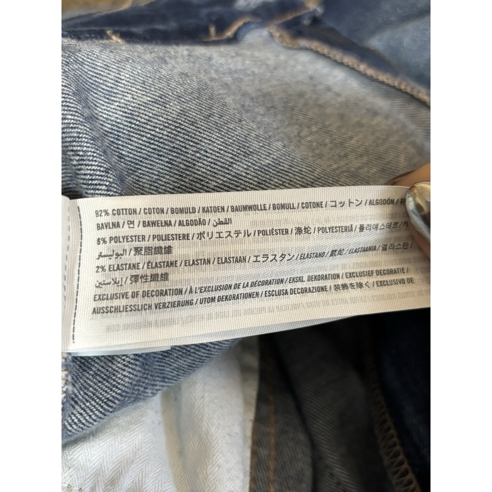 Hollister Ultra High Rise Mom Jeans W27‎ L27 Vintage Stretch Raw Hem - Picture 6 of 7